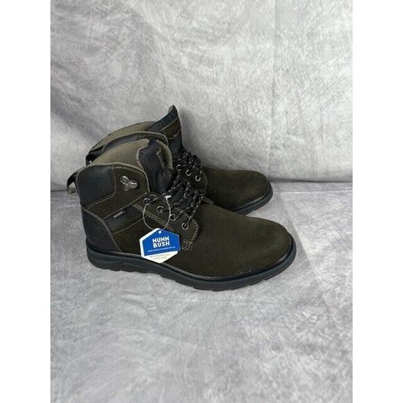 🔥 NUNN BUSH Luxor Waterproof Genuine Leather Boots/Comfort Gel FTBed Blk/9M